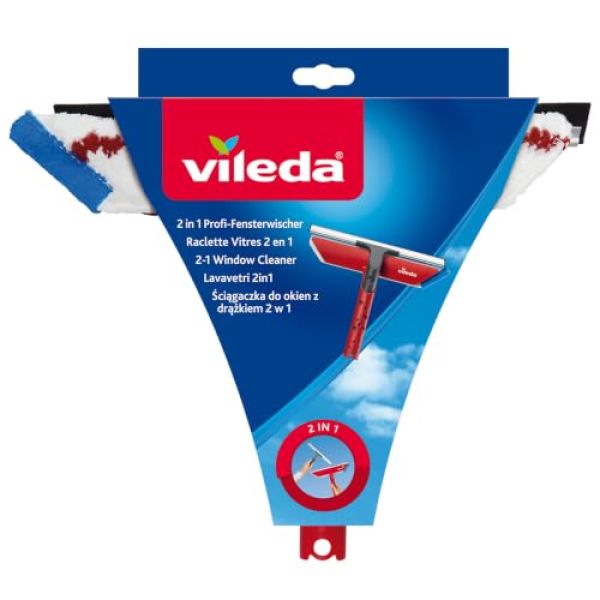 Vileda 2in1 Fensterabzieher